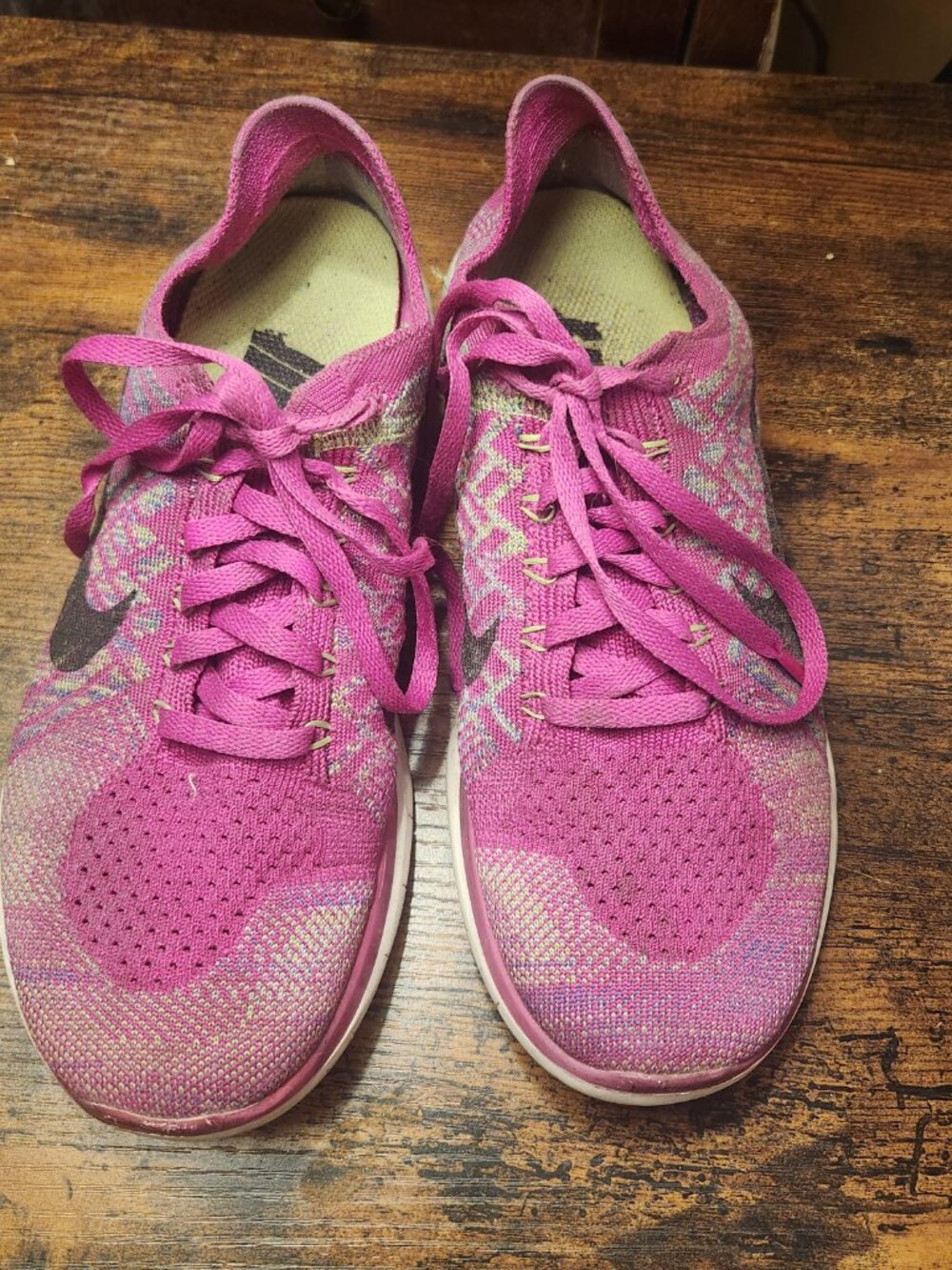 Nike Free 4.0 Flyknit Running Sneakers Women  Size 8